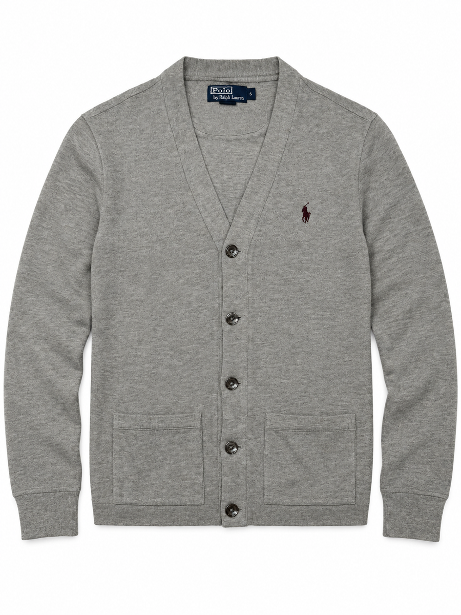 Polo Ralph Lauren Cotton Cardigan – Gray (PRE-OWNED)