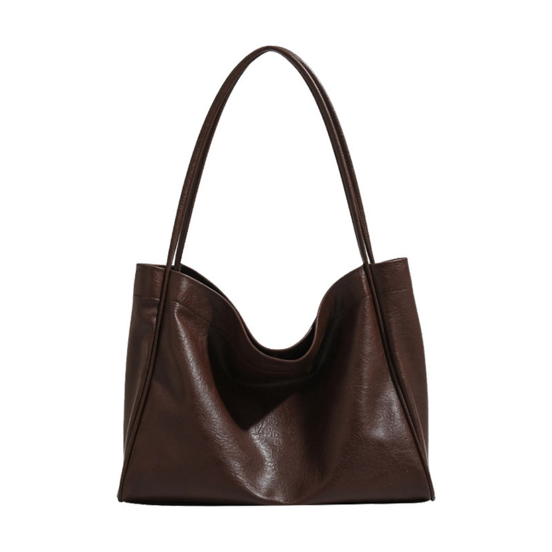 Retro Minimalist Commuter Tote Bag
