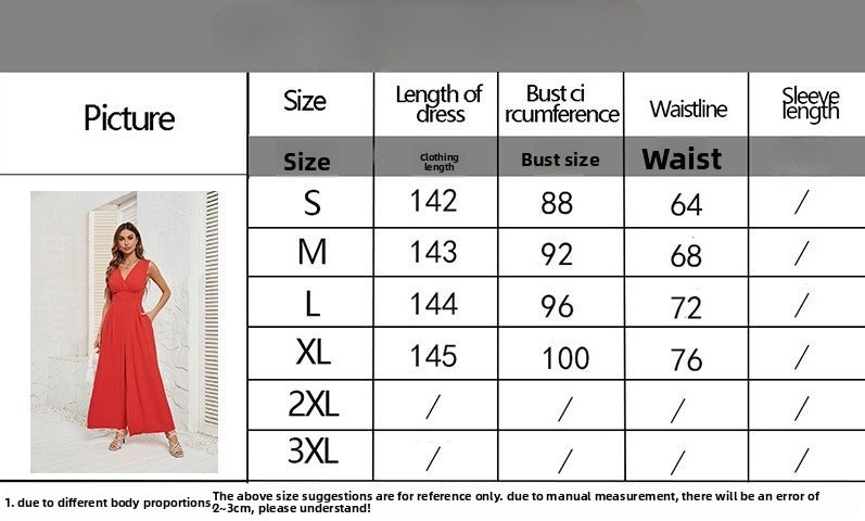Sleeveless High-Waist Wide-Leg Jumpsuit