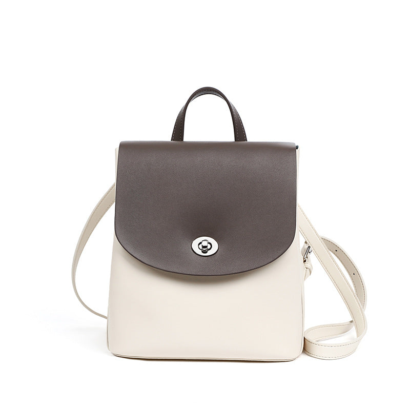 Genuine Leather Backpack Purse