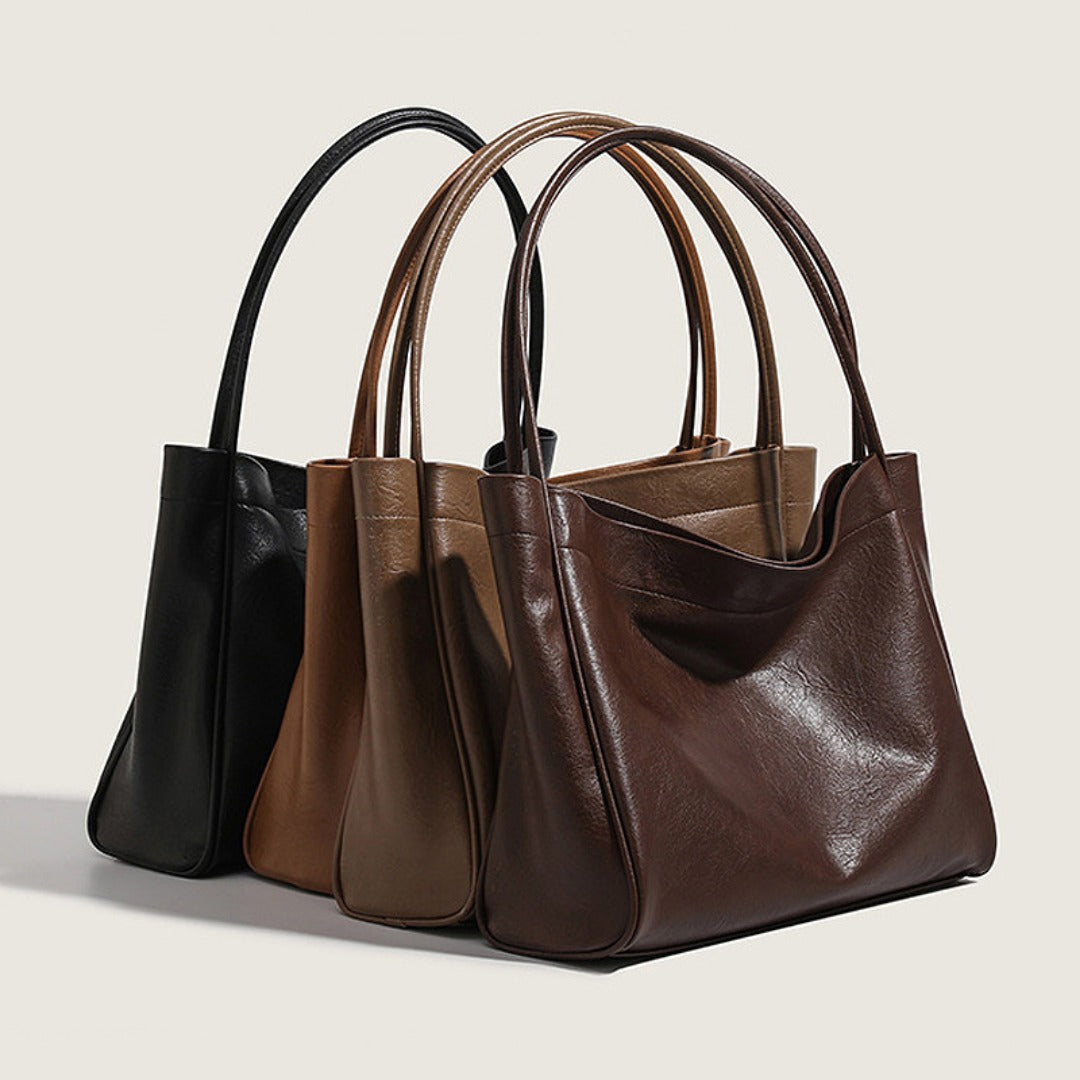 Retro Minimalist Commuter Tote Bag