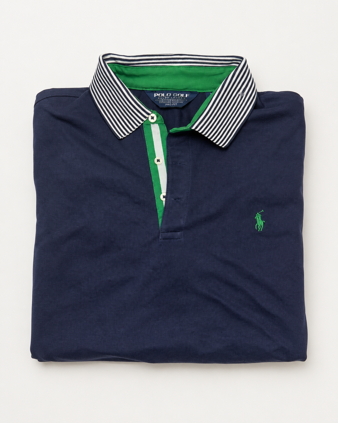 Golf Ralph Lauren Pro Fit Polo Shirt – Navy/Green