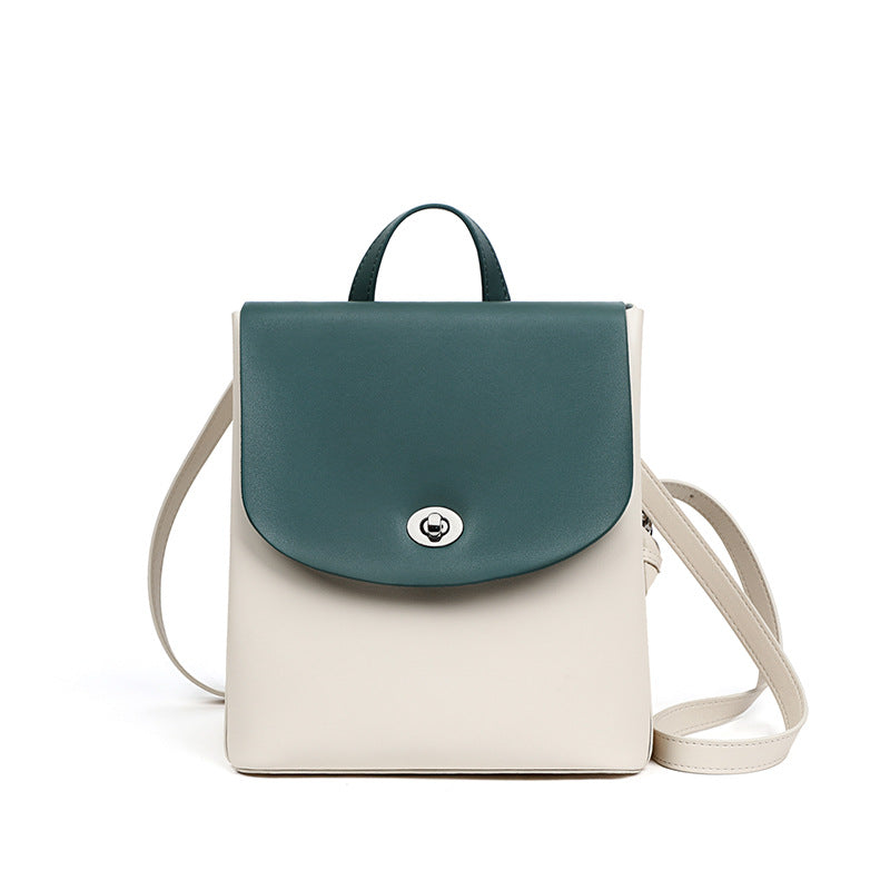 Genuine Leather Backpack Purse