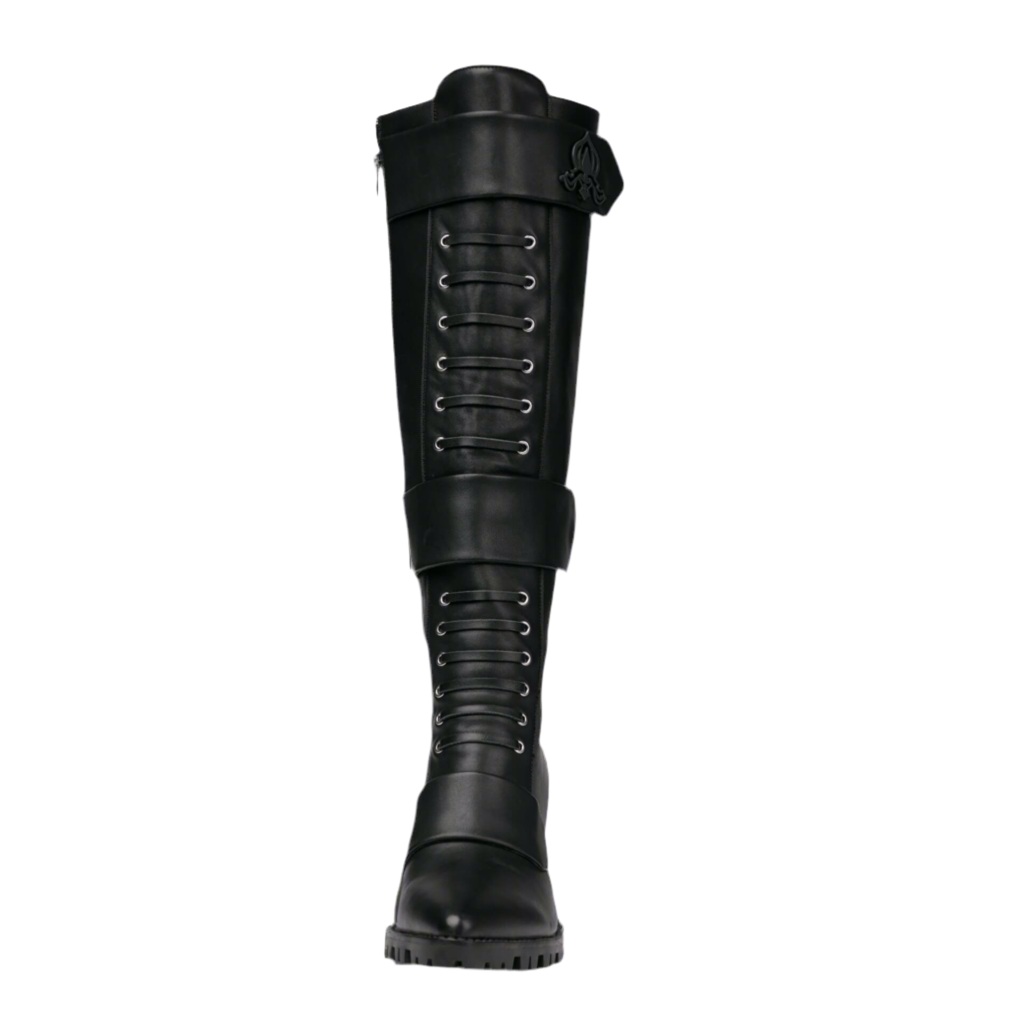 Botas de piel negra Michaela V Aspen Marta