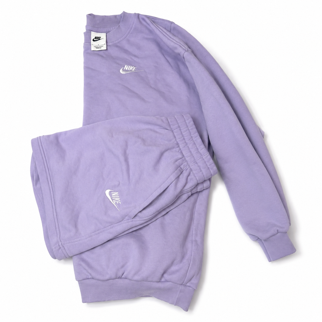 Big Kids Nike Sportswear Club Fleece Top & Bottom Set (PRE-Owned)
