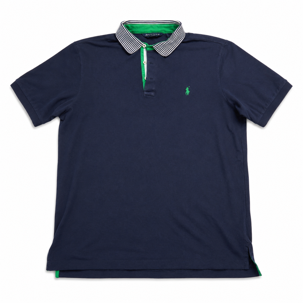 Golf Ralph Lauren Pro Fit Polo Shirt – Navy/Green