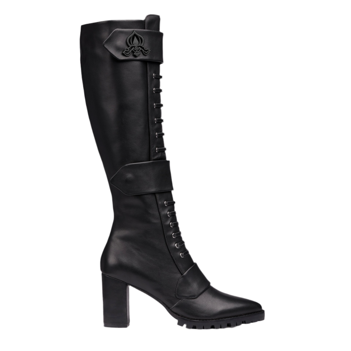 Botas de piel negra Michaela V Aspen Marta