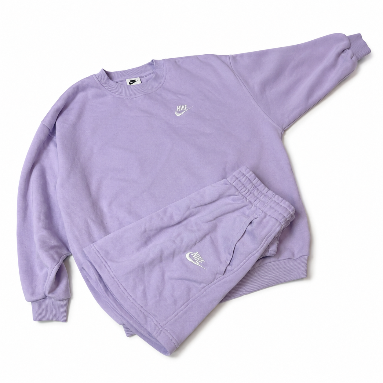 Big Kids Nike Sportswear Club Fleece Top & Bottom Set (PRE-Owned)