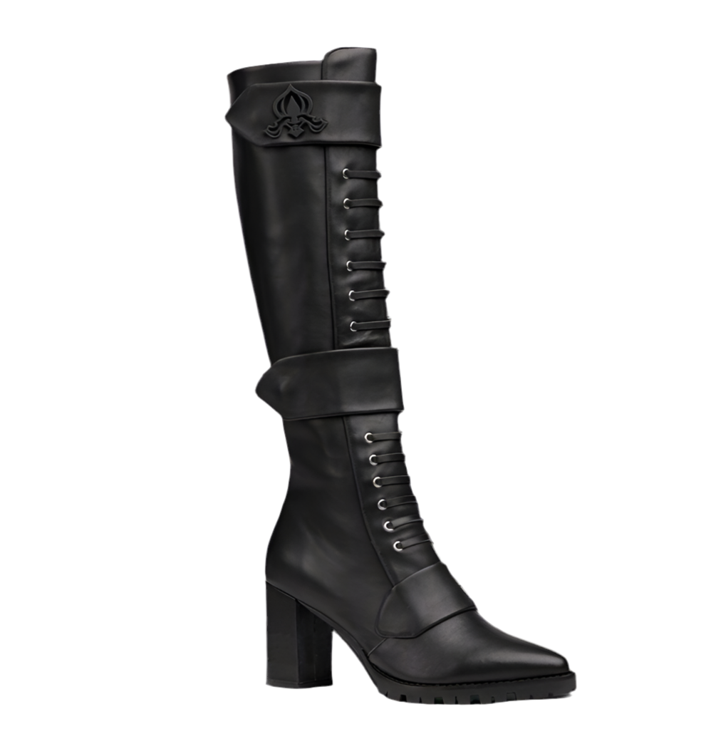 Botas de piel negra Michaela V Aspen Marta