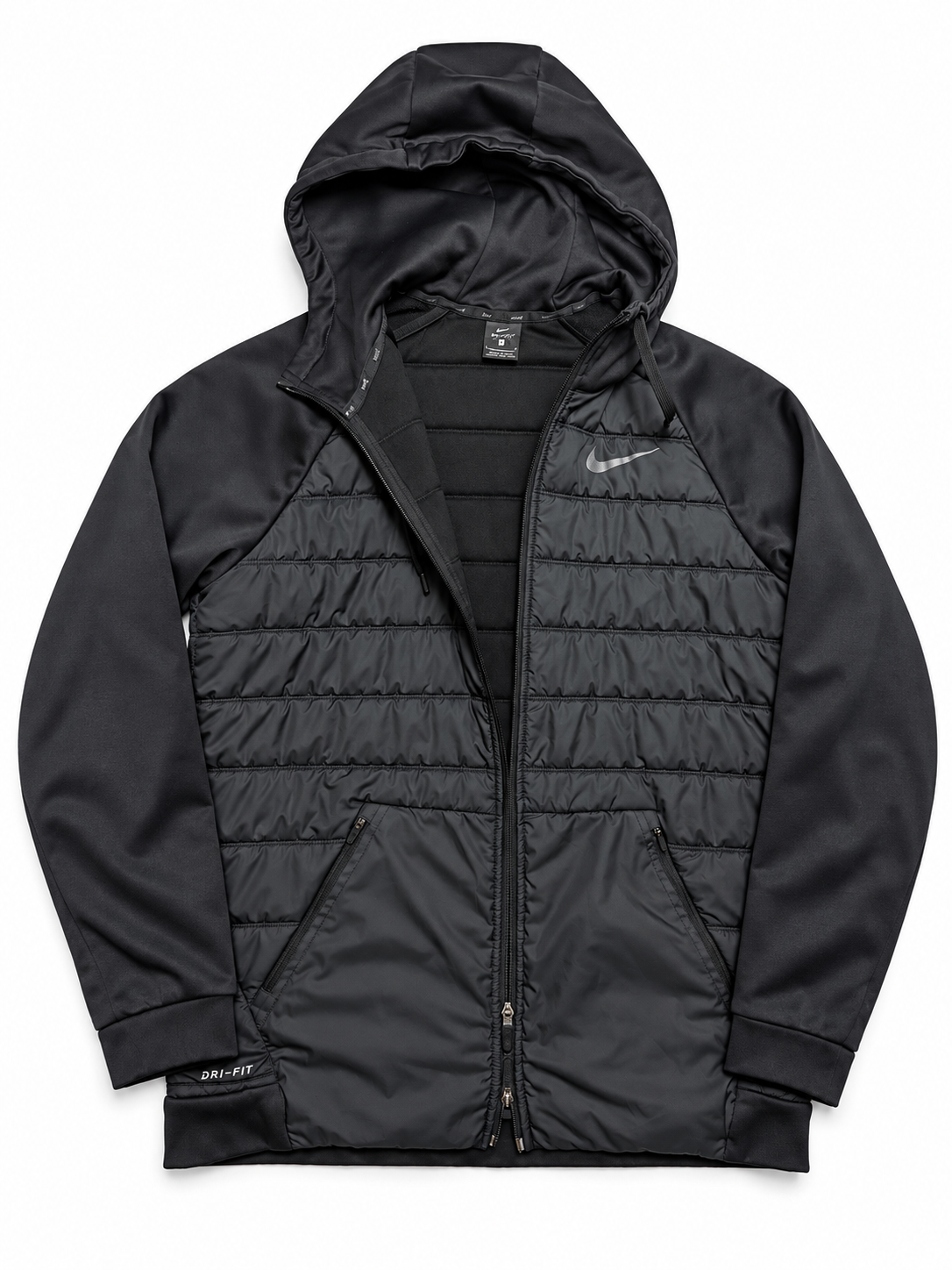 Nike Therma Hybrid Quilted Full-Zip Hoodie (PRE-OWNED)