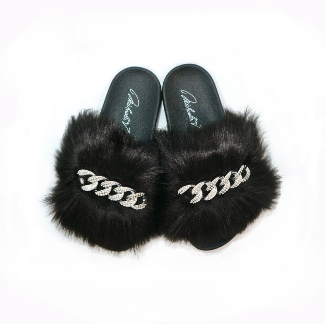 Pantuflas Michaela V Pupa — Negras