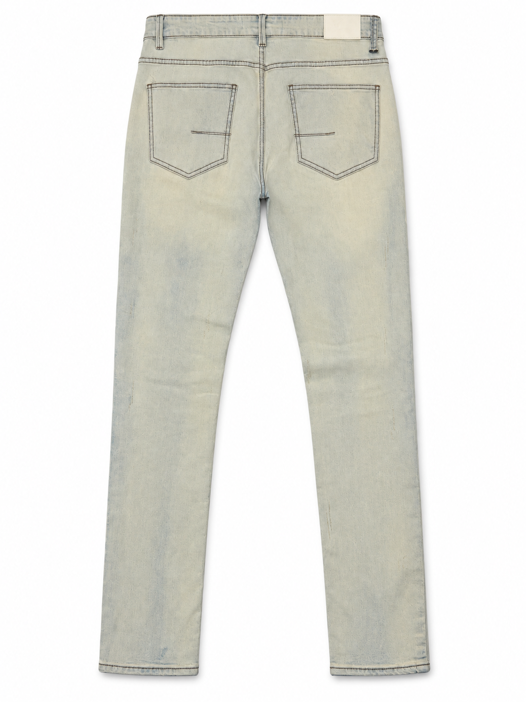 KDNK Rip and Repair Skinny Jeans – Light Bleach Wash (PRE-OWNED)