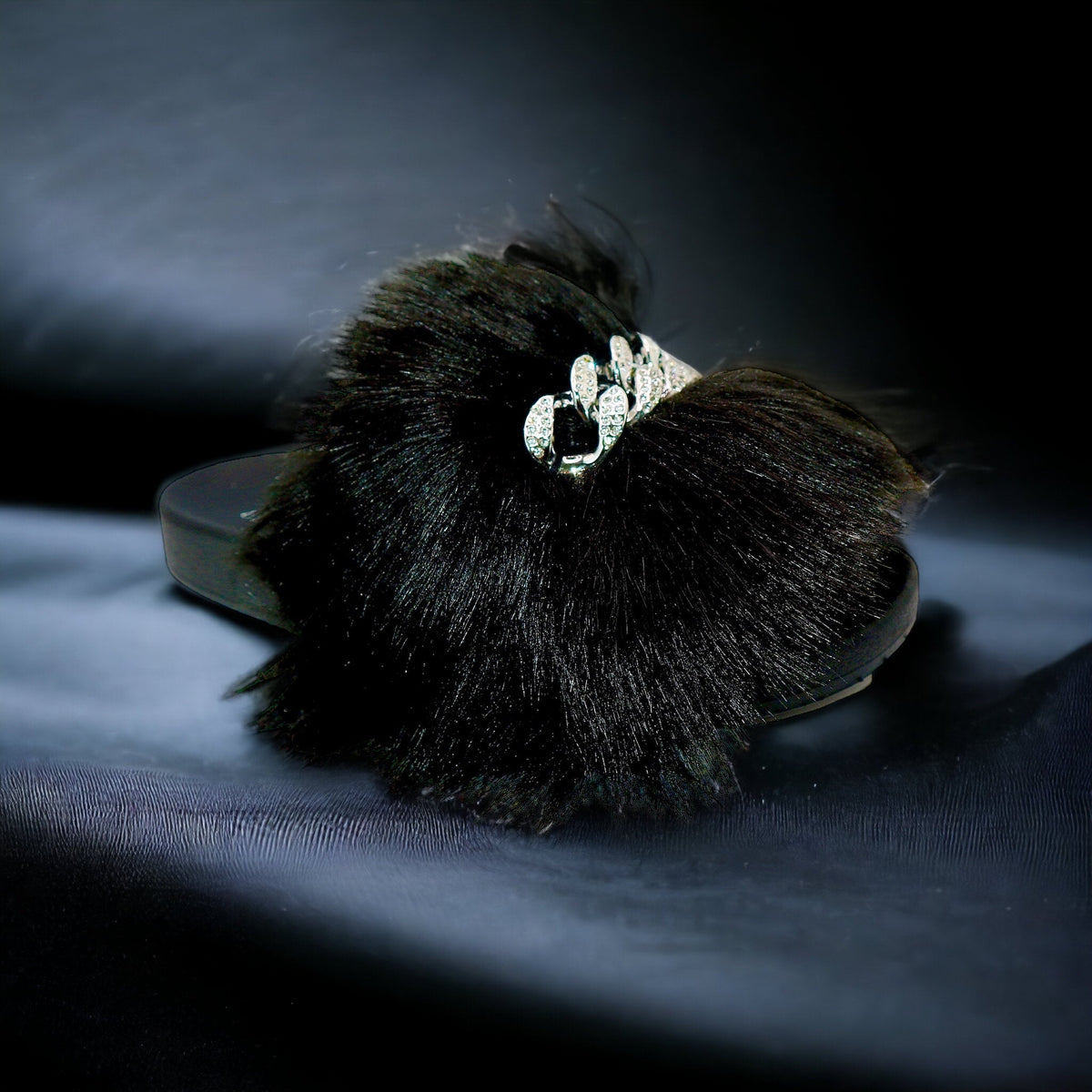 Pantuflas Michaela V Pupa — Negras