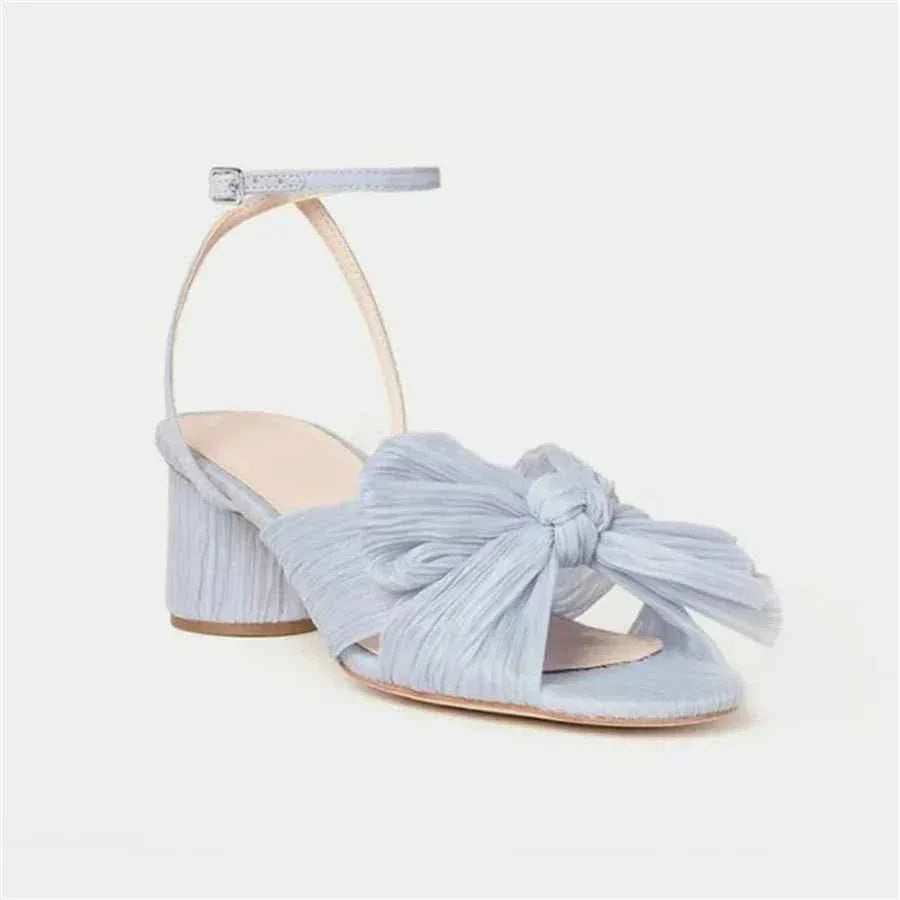 Bow Open-Toe High Heel Sandals