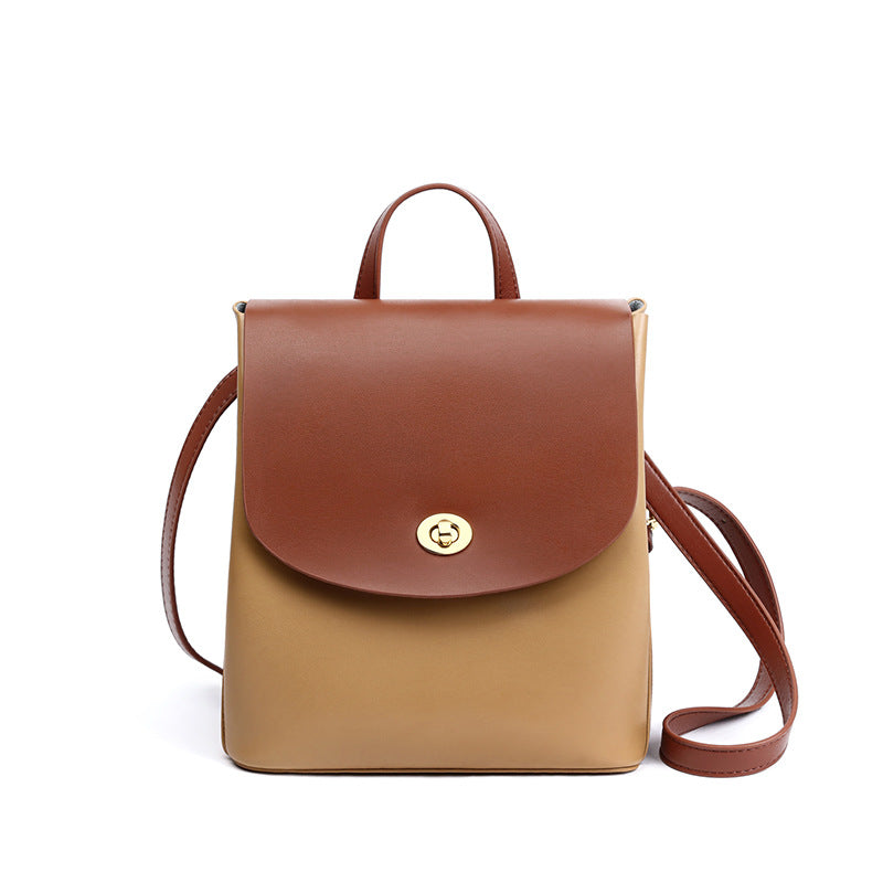Genuine Leather Backpack Purse