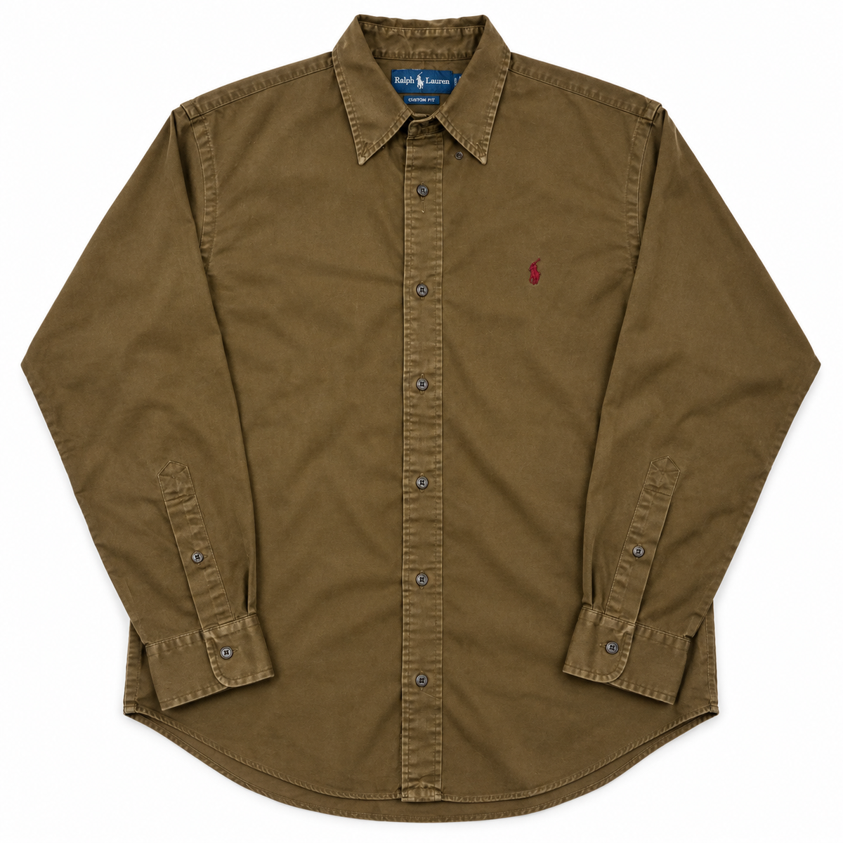 Ralph Lauren Custom Fit Shirt – Olive (PRE-OWNED)