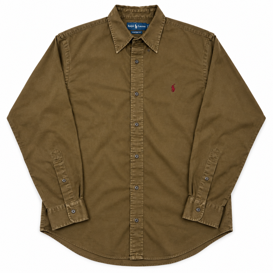 Ralph Lauren Custom Fit Shirt – Olive (PRE-OWNED)