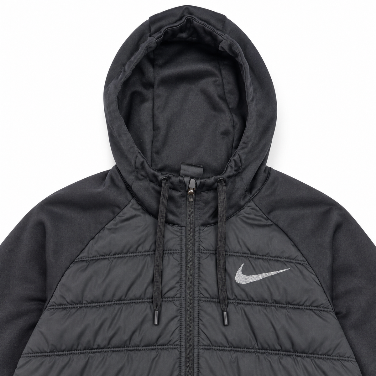 Nike Therma Hybrid Quilted Full-Zip Hoodie (PRE-OWNED)